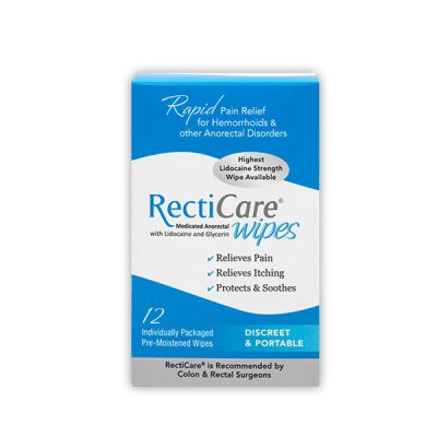 RectiCare® Medicated Anorectal Wipes